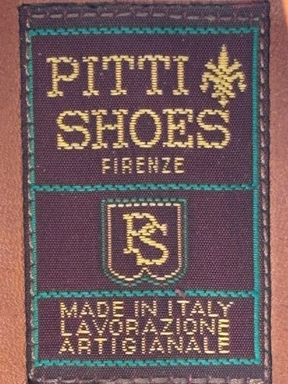 Pitti Shoes Firenze Brown Woven Leather Tassel Loafers Made in Italy 13